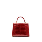 Hermes Kelly 25 CROCODILE POROUS Braise GHW