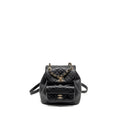 CHANEL MINI DUMA BACKPACK CALFSKIN BLACK LGHW (MICROCHIP)