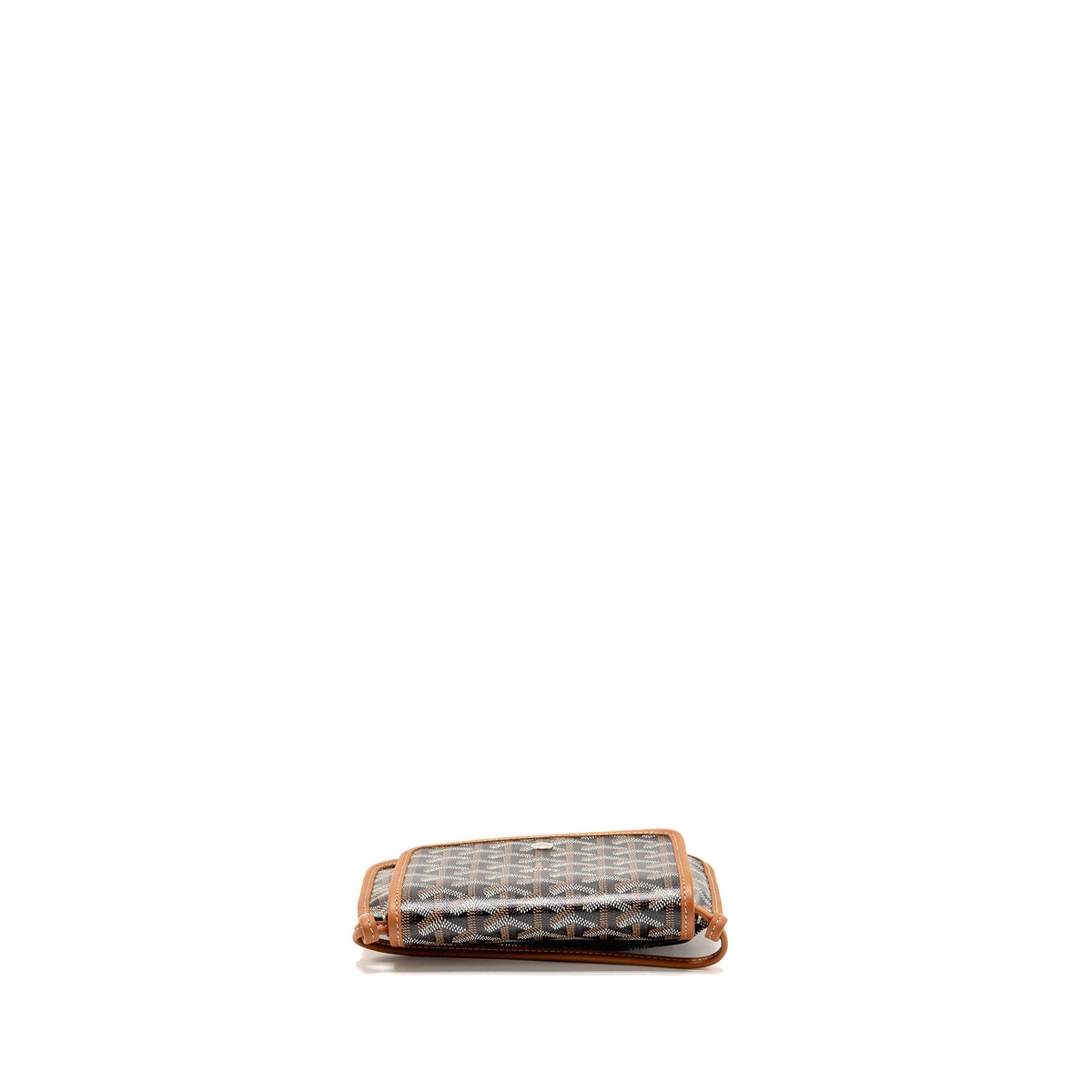 Goyard Plumet Pocket pochette goyardine canvas Tan SHW