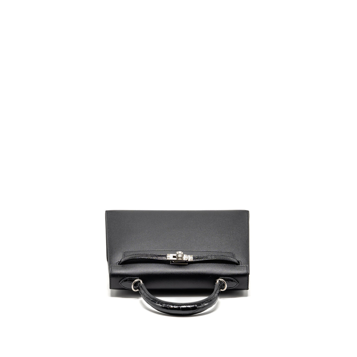Hermes Touch Kelly 25 Madame / Crocodile Niloticus Black SHW