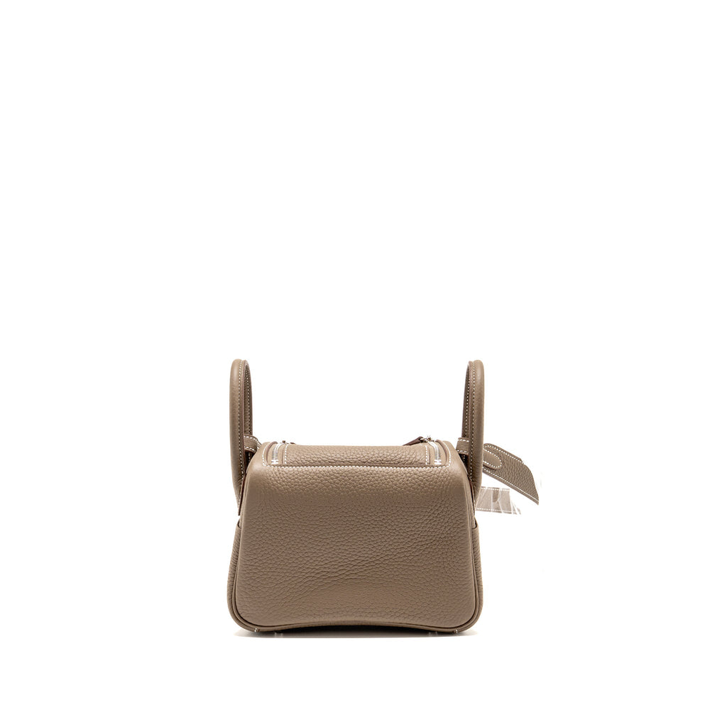 Hermes mini lindy II clemence etoupe SHW