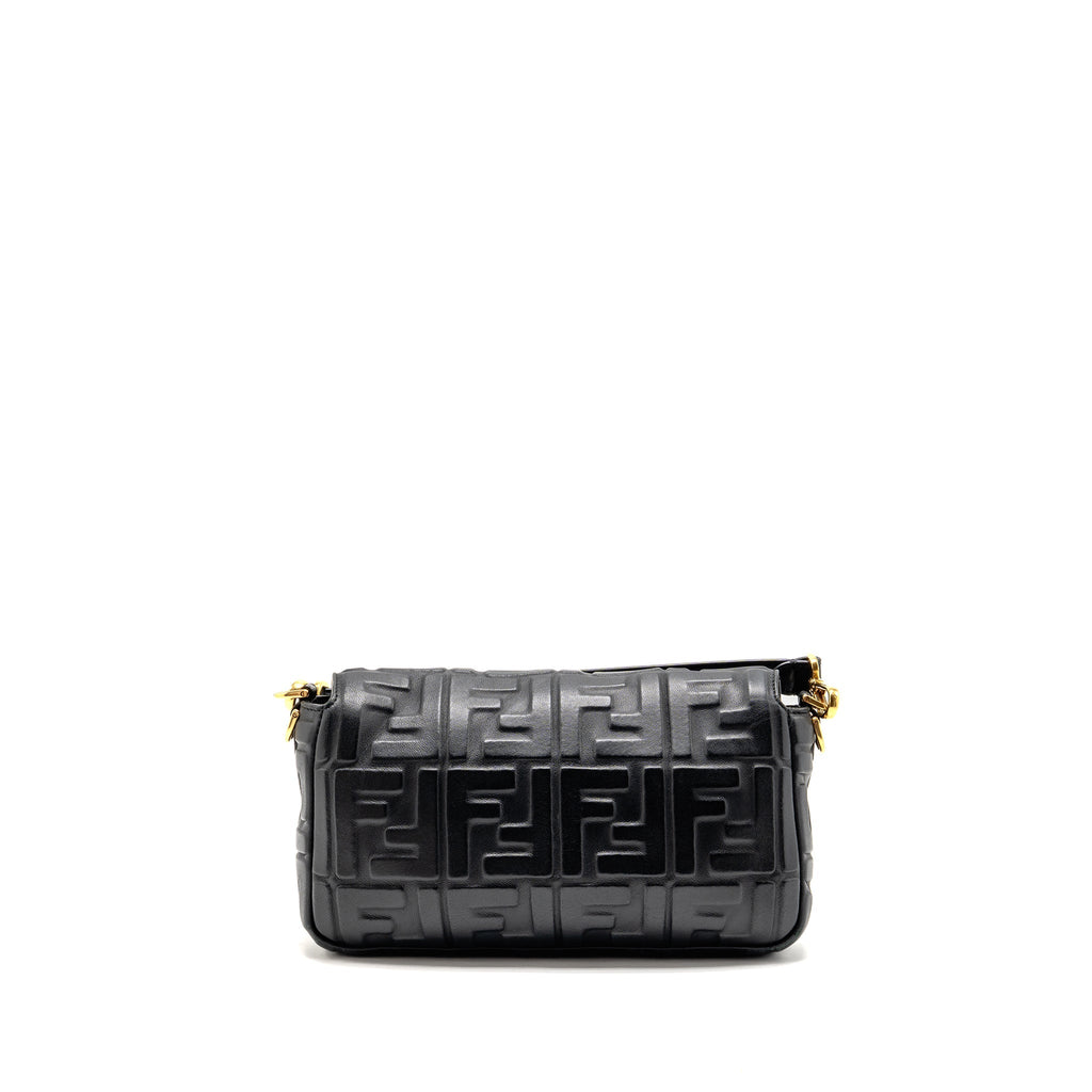 Fendi Baguette Bag Lambskin Black GHW