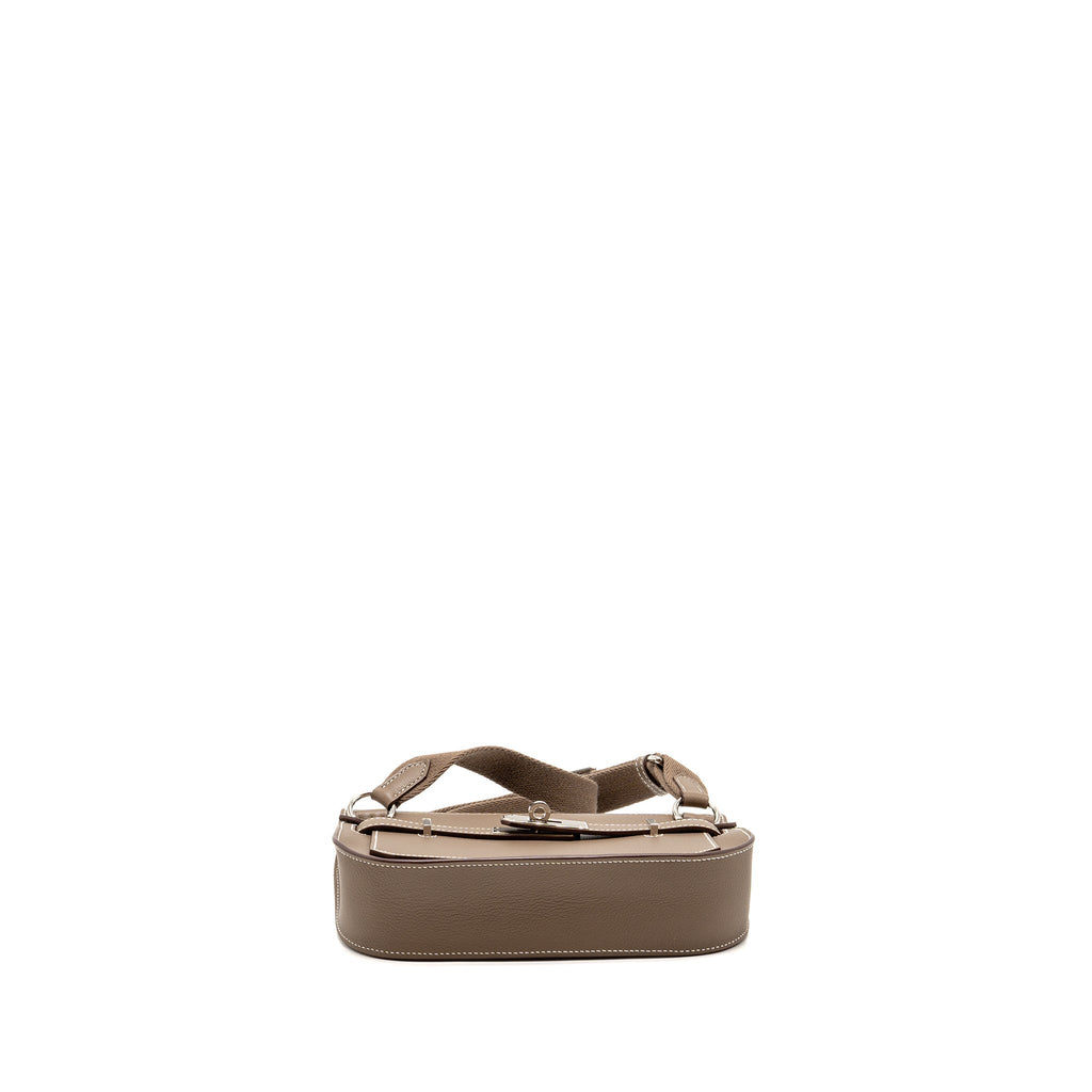 Hermes Mini Jypsiere evercolor Etoupe SHW