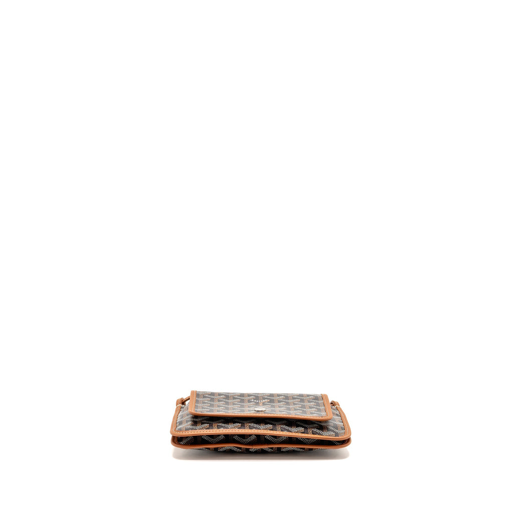 Goyard Plumet Pocket pochette goyardine canvas Tan SHW