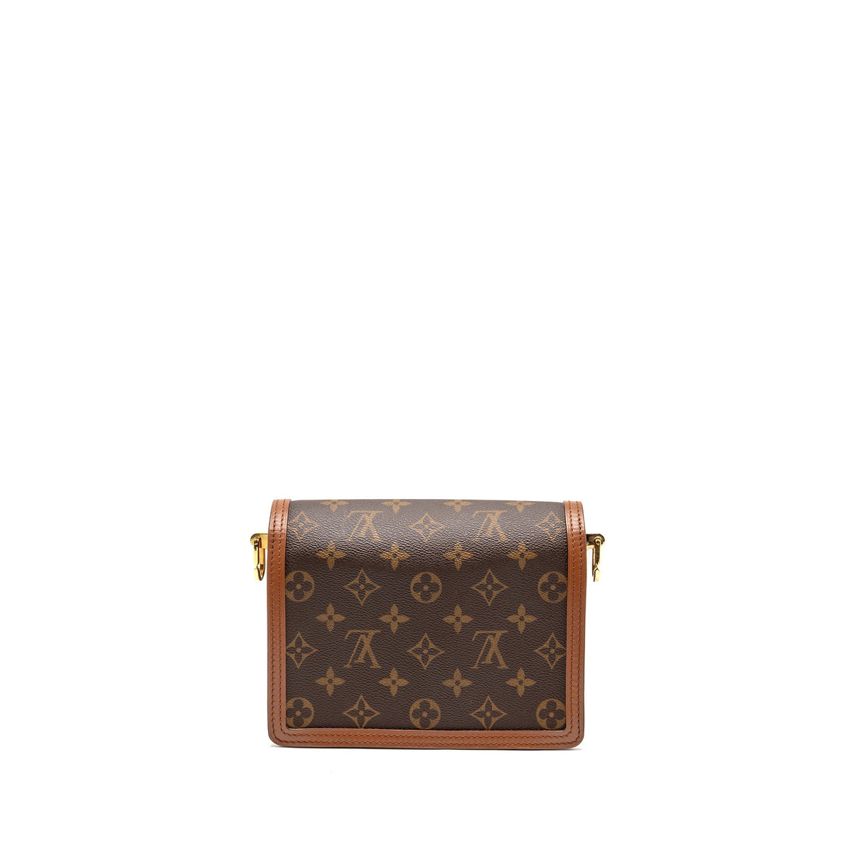 LOUIS VUITTON MINI DAUPHINE MONOGRAM REVERSE CANVAS GHW