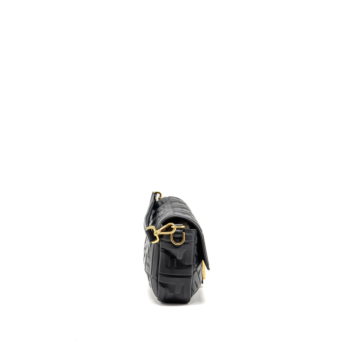 Fendi Baguette Bag Lambskin Black GHW
