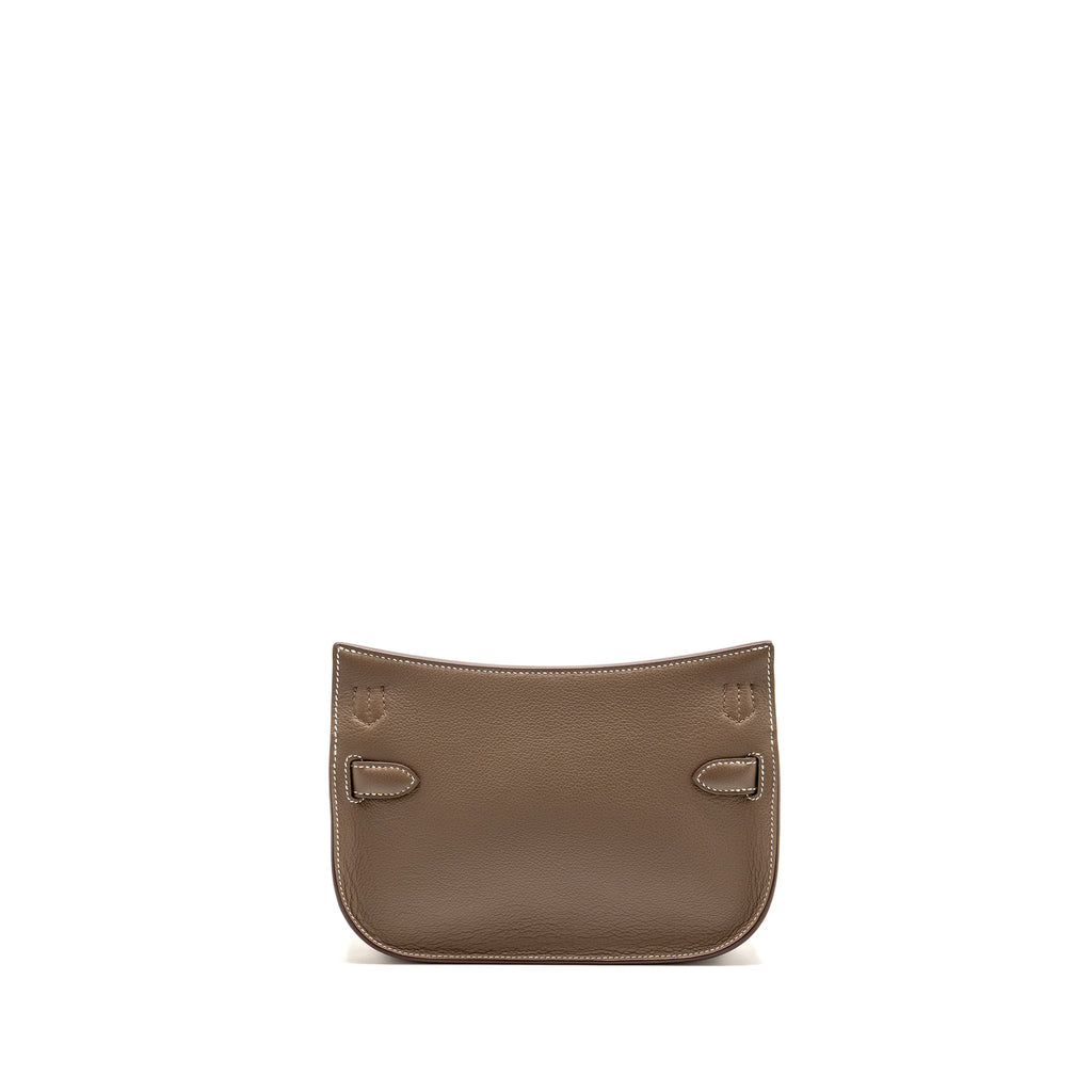 Hermes Mini Jypsiere evercolor Etoupe SHW