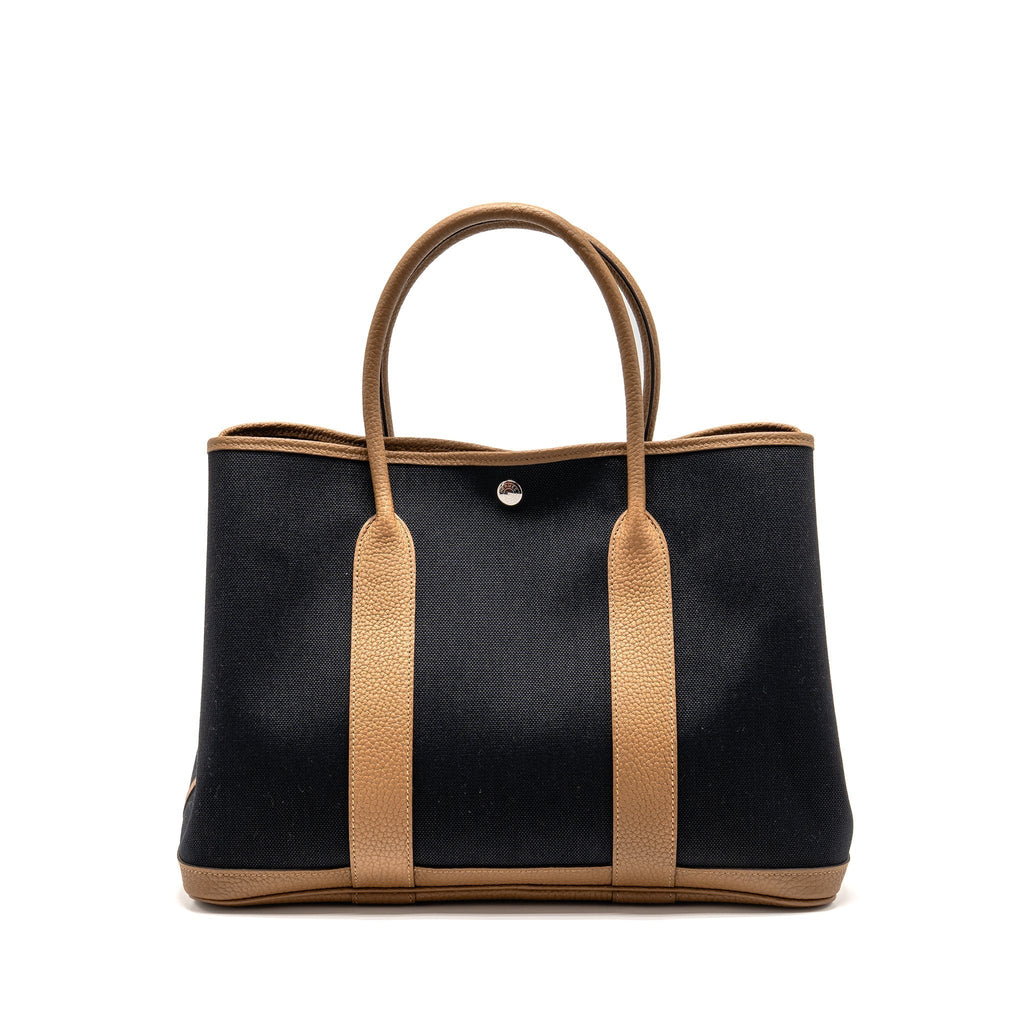 HERMES GARDEN PARTY 36 CANVAS/ NEGONDA BLACK/ ALEZAN SHW