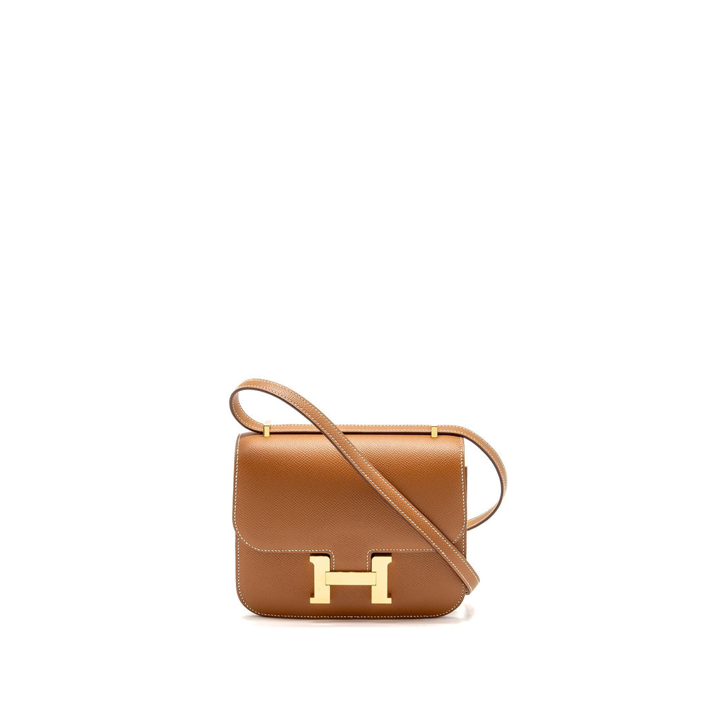 HERMES MINI CONSTANCE EPSOM GOLD GHW