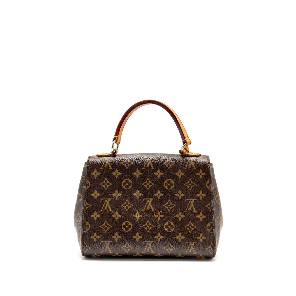 LOUIS VUITTON CLUNY BB MONOGRAM CANVAS WITH PINK STRAP GHW