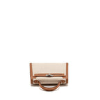 Hermes Kelly 25 Toile H/Swift Ecru-Beige/Gold SHW