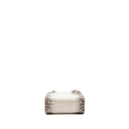 Dior Mini Lady Dior Himalayan Crocodile White/Grey SHW