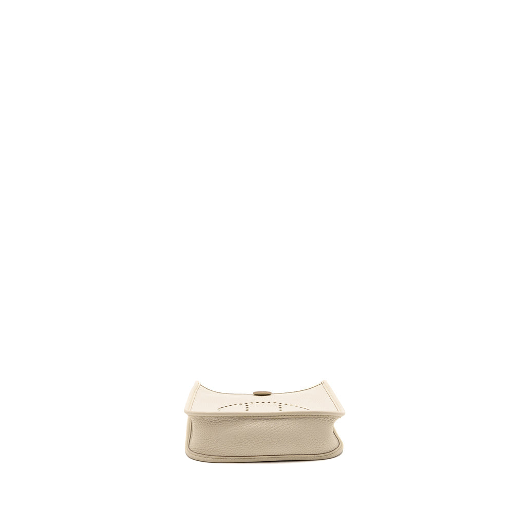 HERMES MINI EVELYNE CLEMENCE BETON GHW