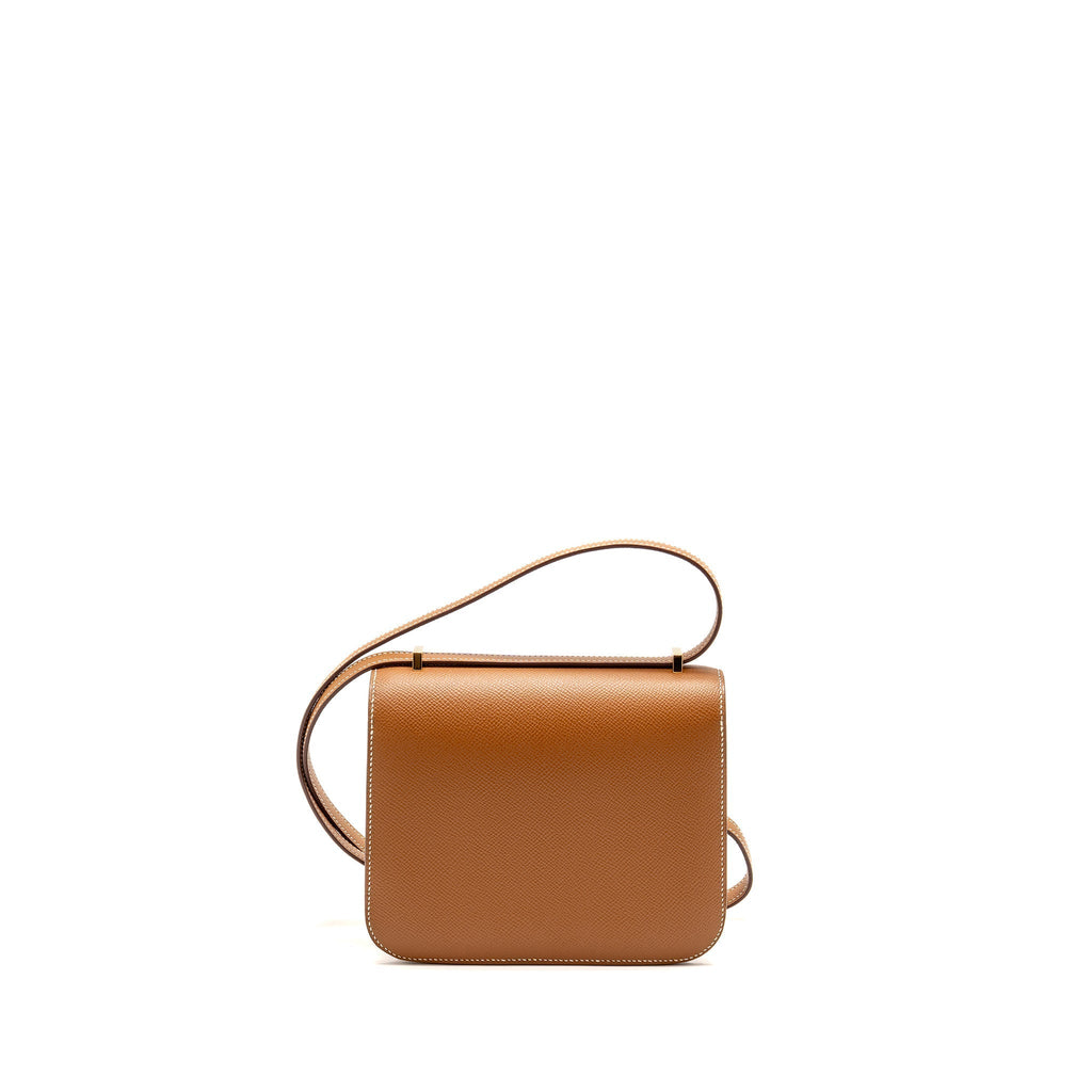 HERMES MINI CONSTANCE EPSOM GOLD GHW
