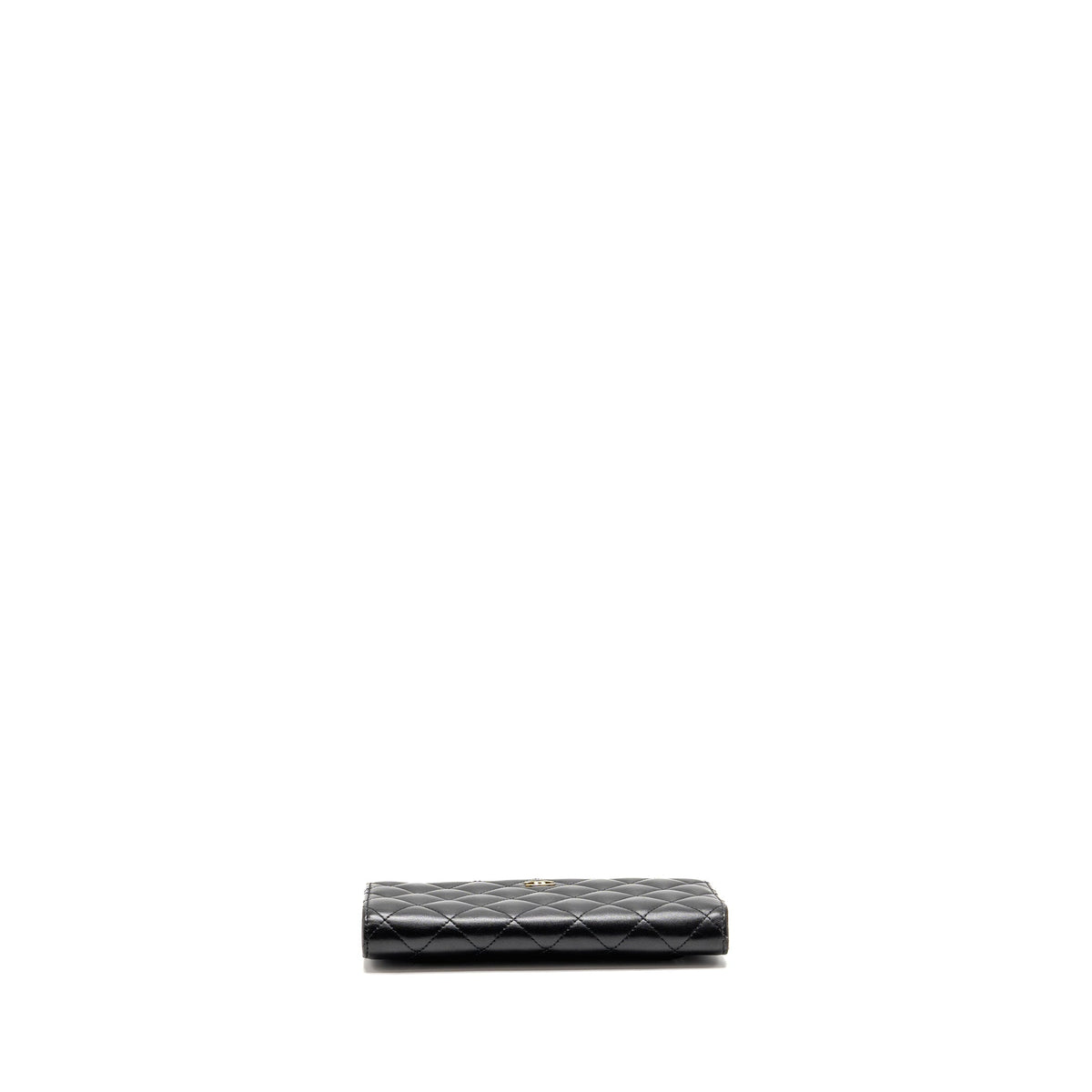 Chanel Classic CC Long Wallet Lambskin Black LGHW