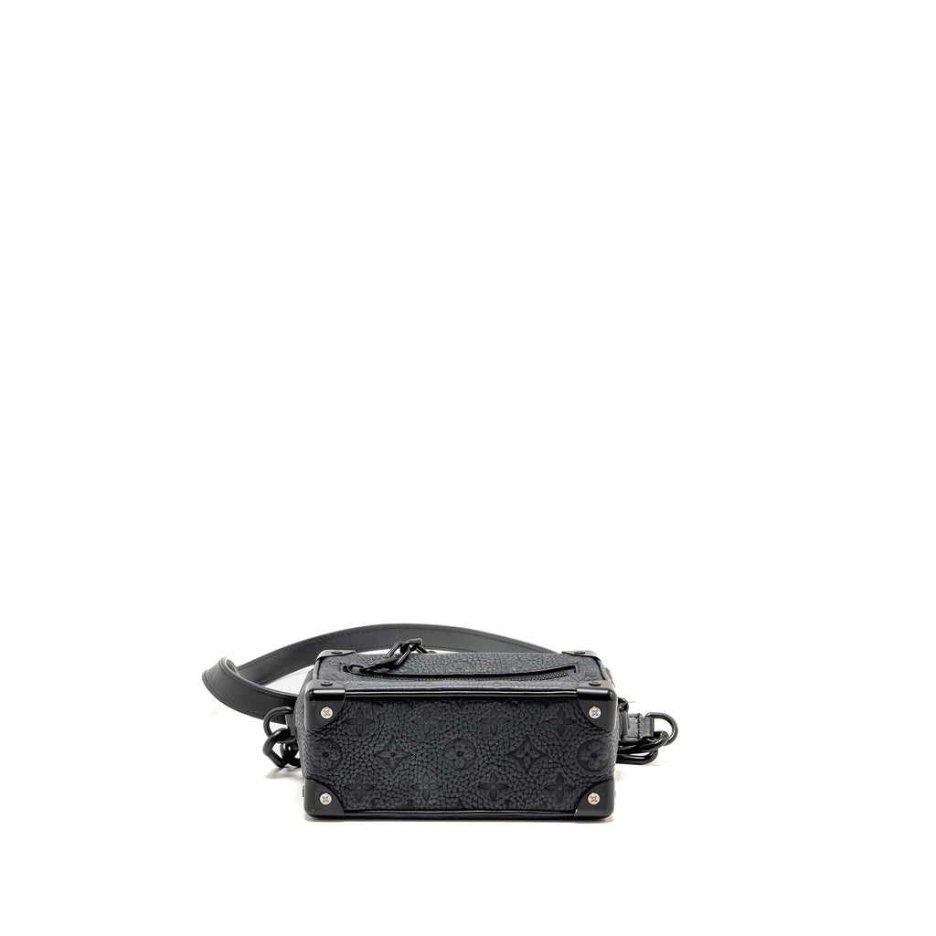 Louis Vuitton Mini Soft Trunk Monogram Taurillon Leather SO Black