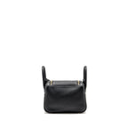 Hermes mini lindy II Clemence black GHW