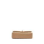 CHANEL MEDIUM CLASSIC DOUBLE FLAP BAG CAVIAR DARK BEIGE LGHW