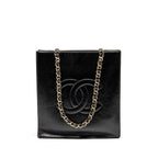 Chanel North South Shopping Tote Bag Aged Calfskin Black GHW