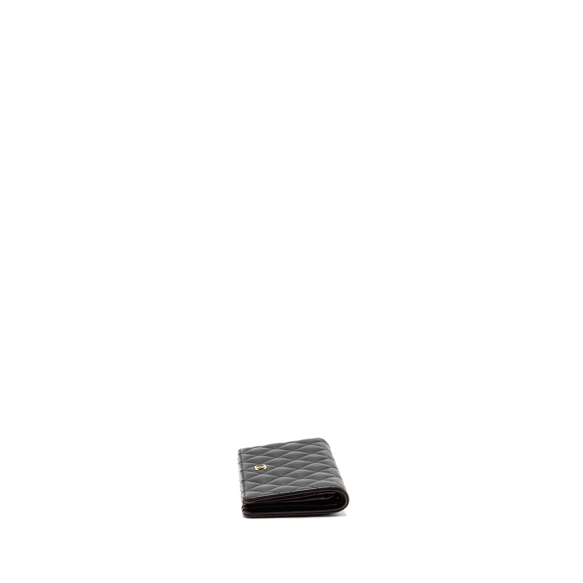 Chanel Classic CC Long Wallet Lambskin Black LGHW