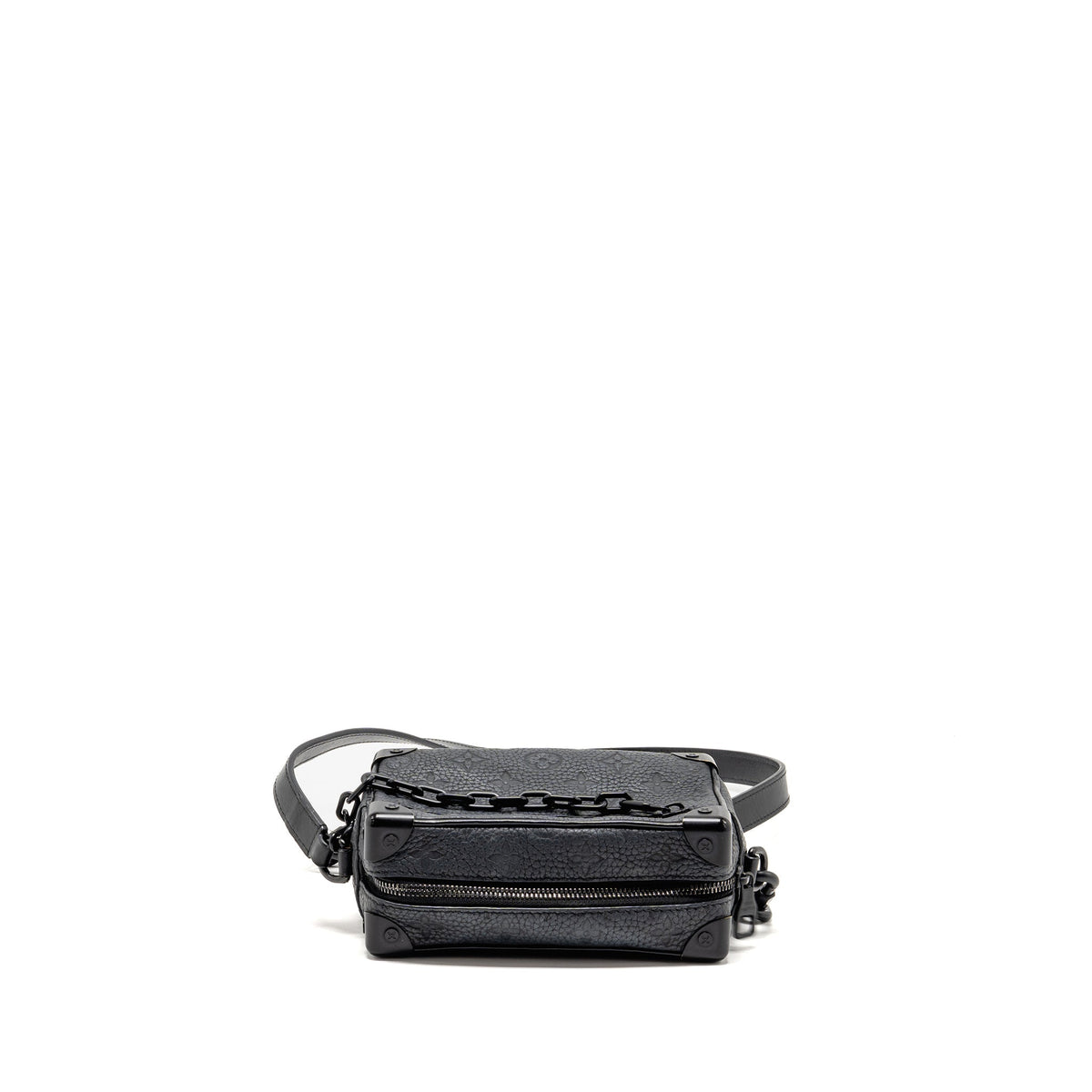 Louis Vuitton Mini Soft Trunk Monogram Taurillon Leather SO Black