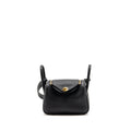 Hermes mini lindy II Clemence black GHW