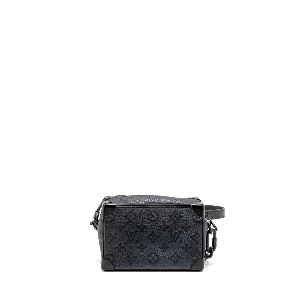 Louis Vuitton Mini Soft Trunk Monogram Taurillon Leather SO Black