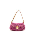 Louis Vuitton Mini Pleaty shoulder bag denim pink GHW
