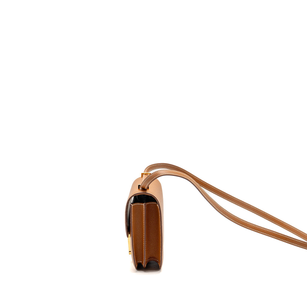 HERMES MINI CONSTANCE EPSOM GOLD GHW