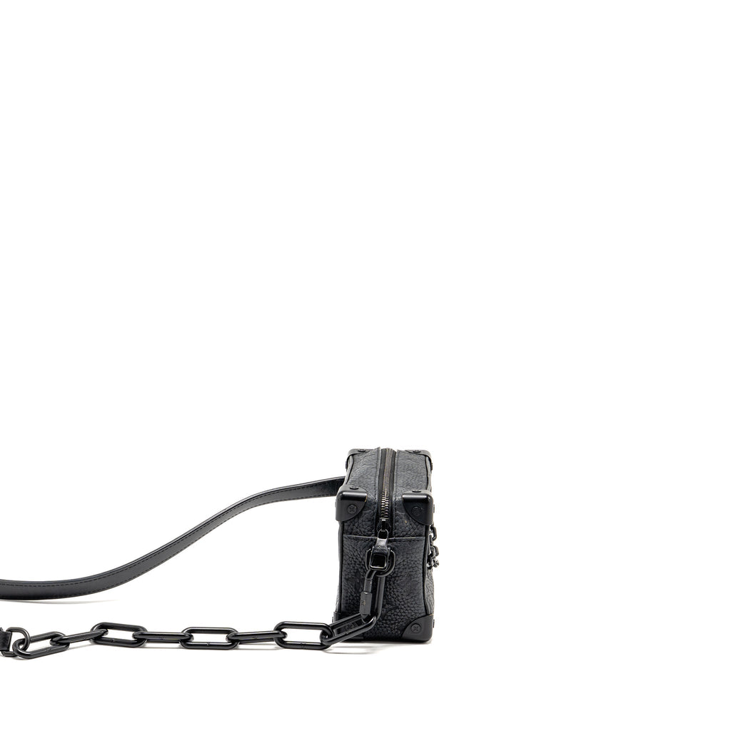 Louis Vuitton Mini Soft Trunk Monogram Taurillon Leather SO Black