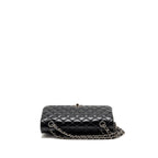 CHANEL MEDIUM CLASSIC DOUBLE FLAP BAG LAMBSKIN BLACK SHW