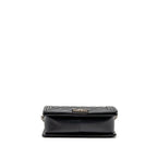CHANEL MEDIUM BOY BAG CALFSKIN BLACK RUTHENIUM SHW