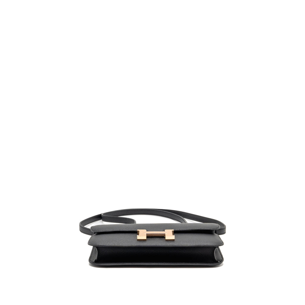 Hermes Constance Elan Epsom Black RGHW