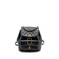 CHANEL LARGE DUMA BACKPACK CALFSKIN BLACK LGHW (MICROCHIP)