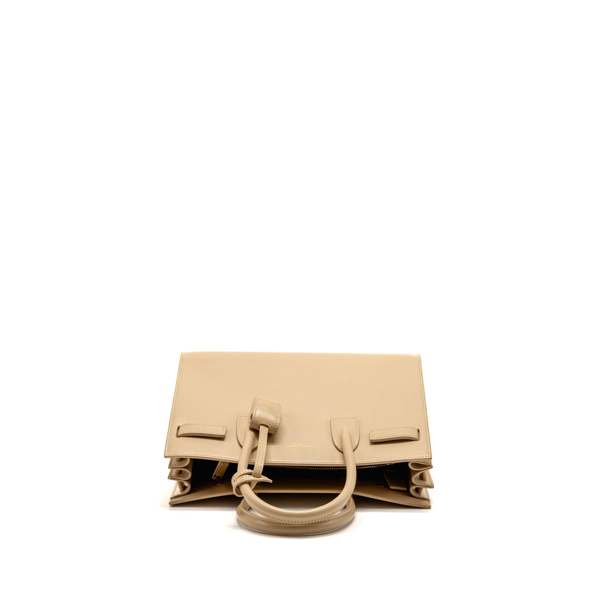Saint Laurent/YSL Baby Sac De Jour Smooth Calfskin Beige GHW