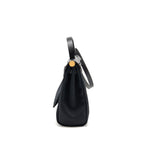 Hermes Herbag 31 hunter leather/canvas black GHW