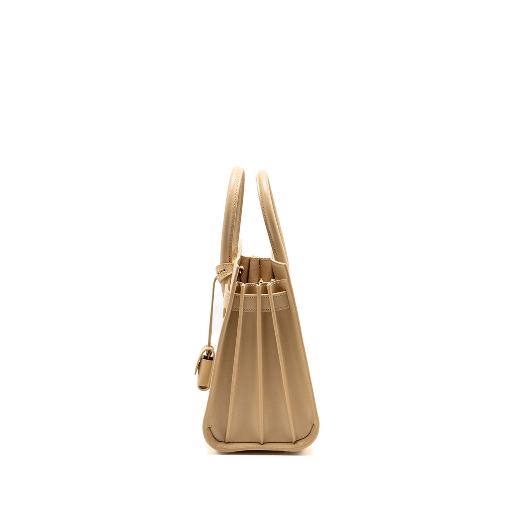 Saint Laurent/YSL Baby Sac De Jour Smooth Calfskin Beige GHW