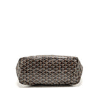 Goyard Saint Louis PM Bag Goyardine Canvas/Chevroches Calfskin black SHW