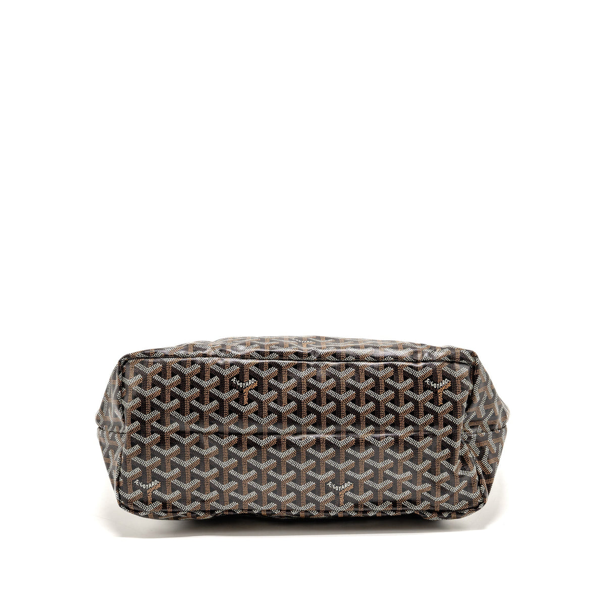 Goyard Saint Louis PM Bag Goyardine Canvas/Chevroches Calfskin black SHW