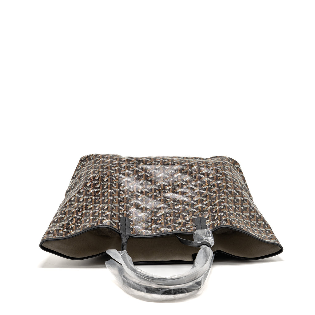 Goyard Saint Louis PM Bag Goyardine Canvas/Chevroches Calfskin black SHW