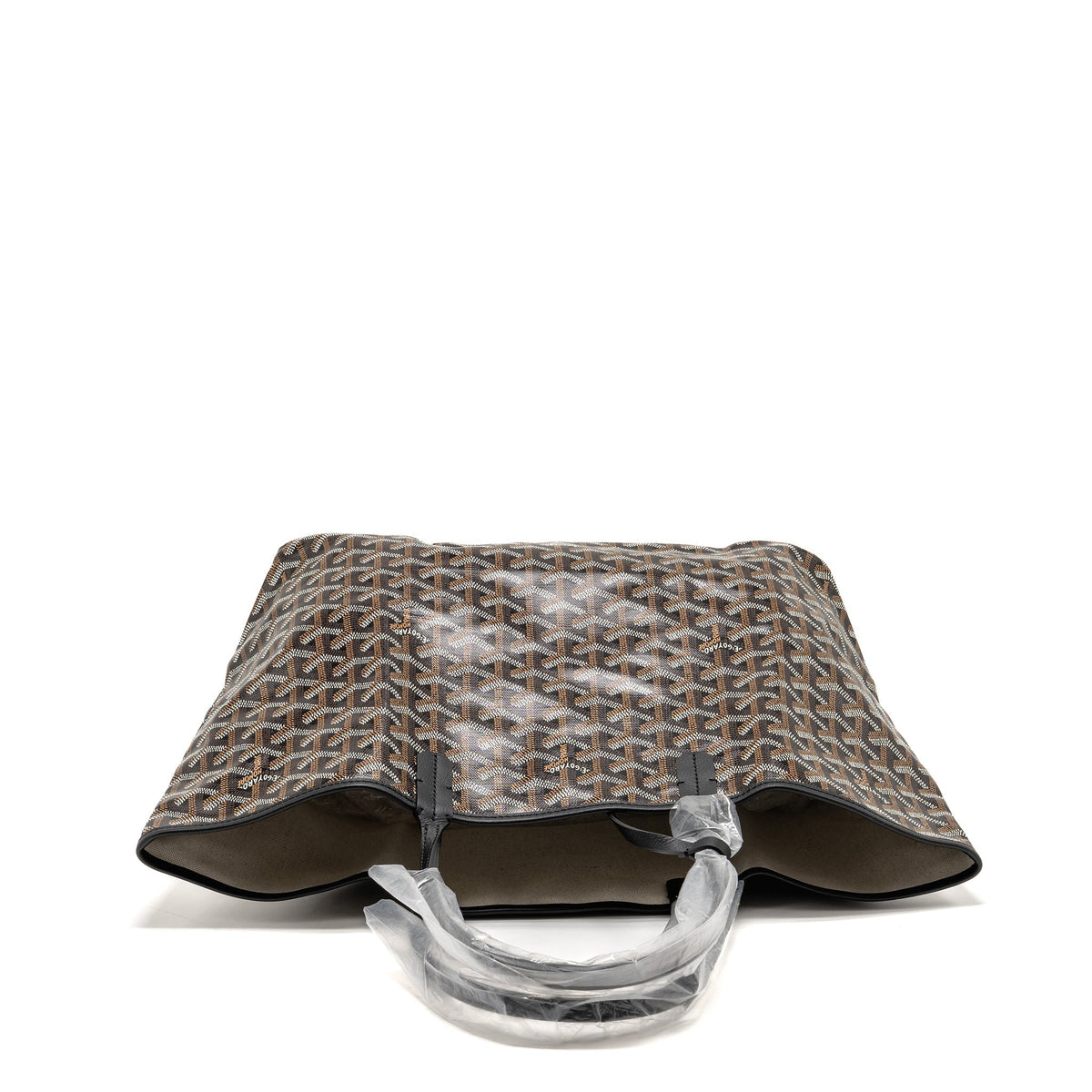 Goyard Saint Louis PM Bag Goyardine Canvas/Chevroches Calfskin black SHW