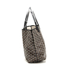 Goyard Saint Louis PM Bag Goyardine Canvas/Chevroches Calfskin black SHW