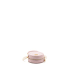 Chanel Round bag with pearl chain lambskin pink GHW