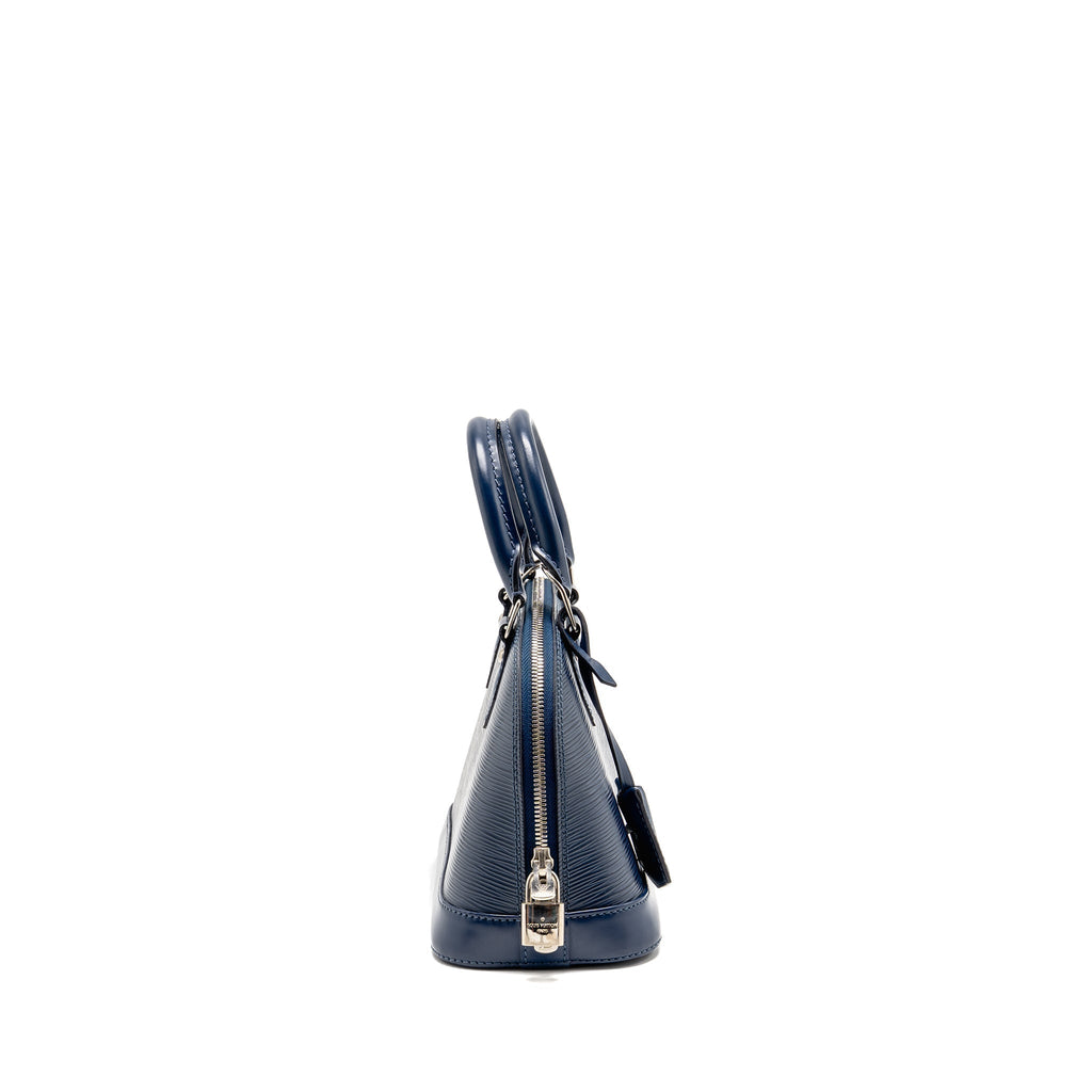 LOUIS VUITTON ALMA BB EPI INDIGO SHW