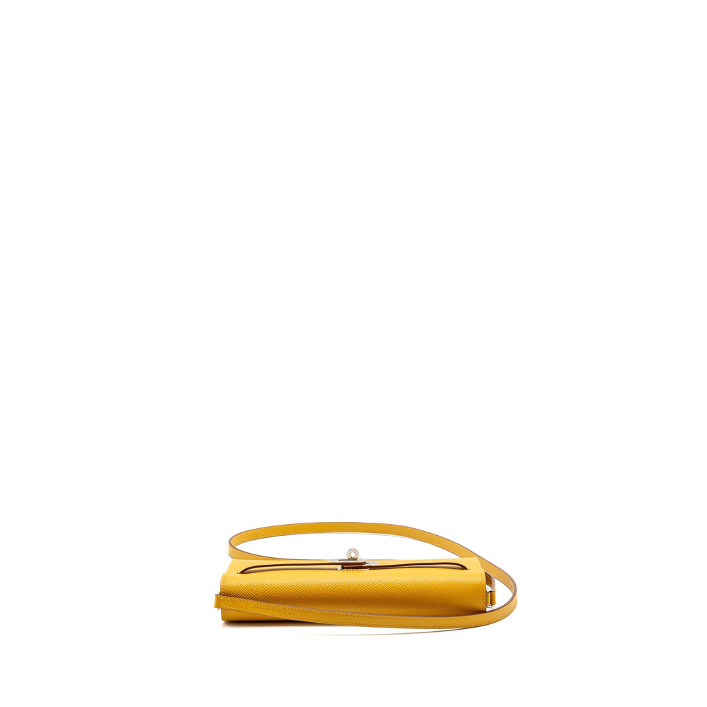 Hermes Kelly to Go Epsom 9D Jaune Ambre SHW
