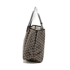 Goyard Saint Louis PM Bag Goyardine Canvas/Chevroches Calfskin black SHW