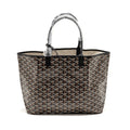 Goyard Saint Louis PM Bag Goyardine Canvas/Chevroches Calfskin black SHW