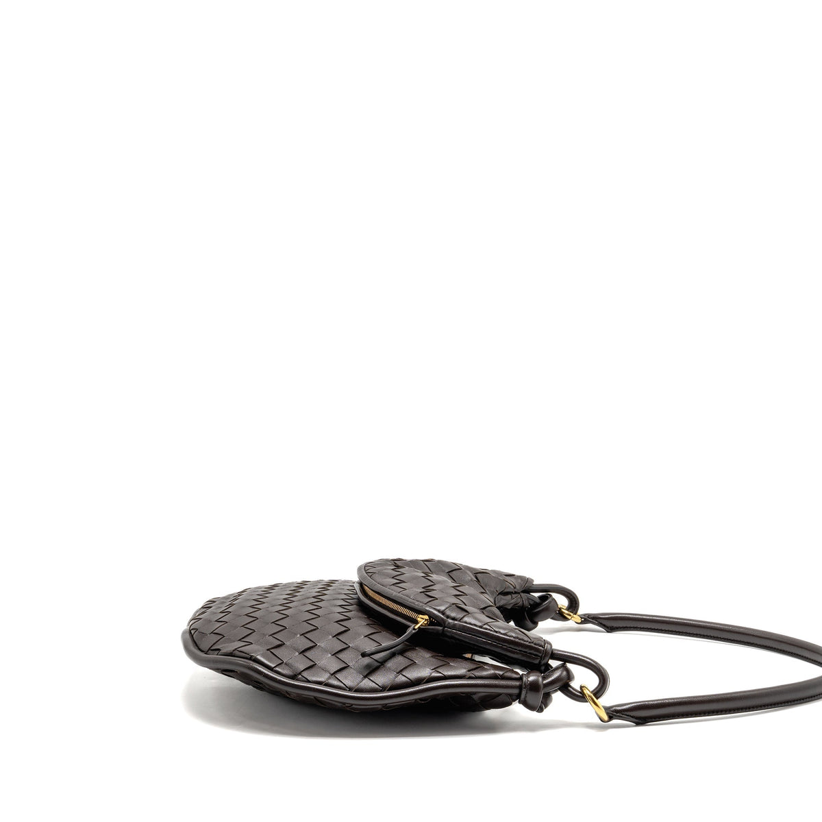 Bottega Veneta Medium Gemelli Intrecciato Nappa Leather Fondant GHW