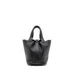 HERMES PICOTIN 18 LOCK BAG CLEMENCE BLACK SHW
