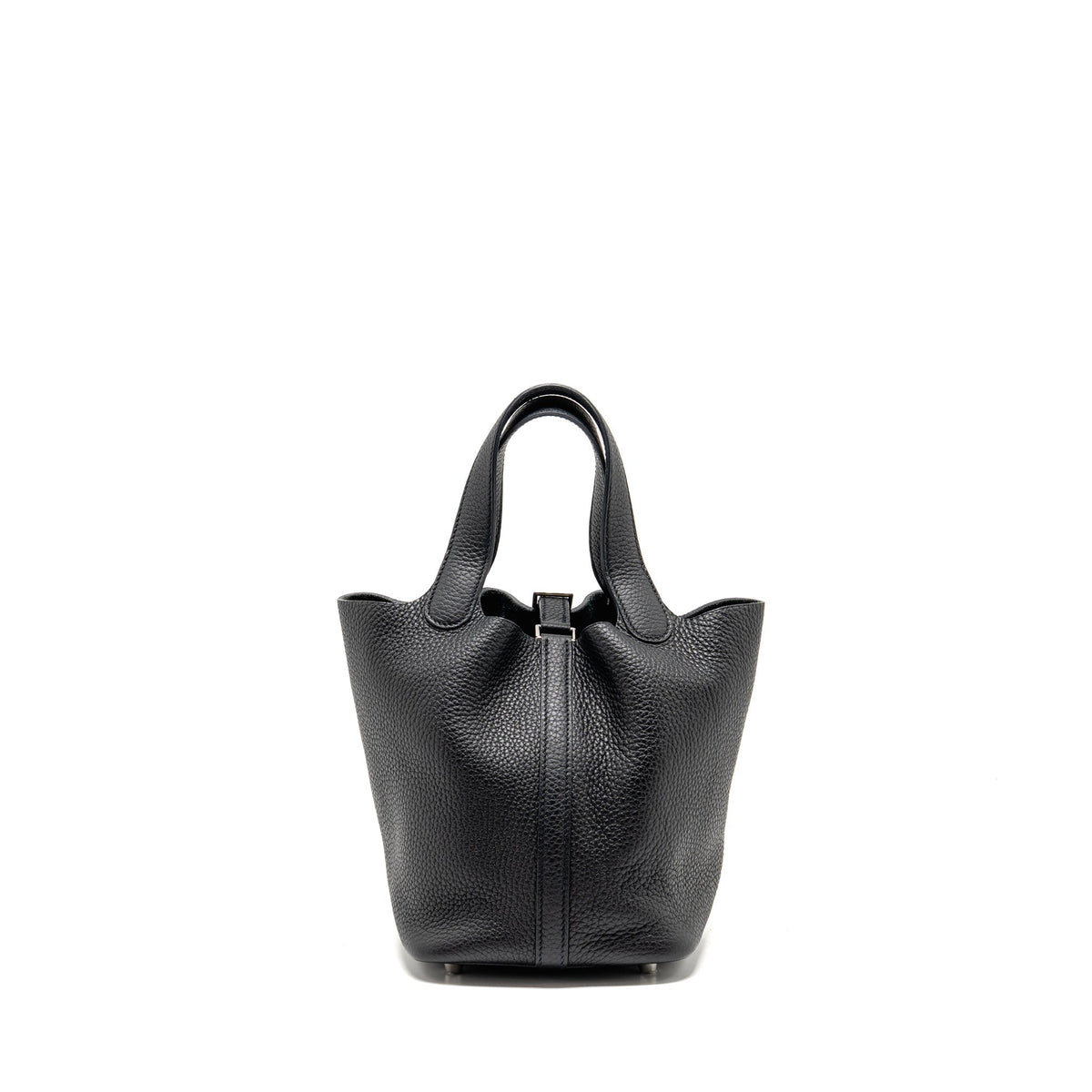 HERMES PICOTIN 18 LOCK BAG CLEMENCE BLACK SHW